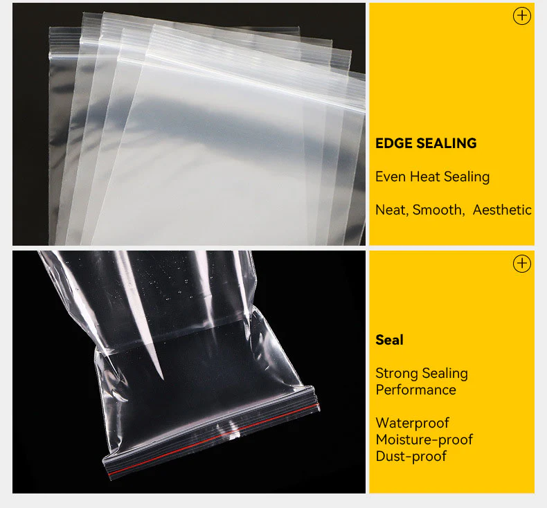 Resealable Self Sealing Clear Plastic Bags For Tablet (100 pcs) - Image 3