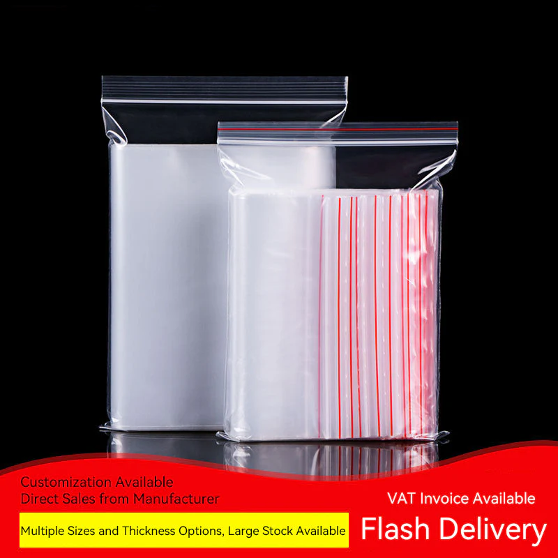 Resealable Self Sealing Clear Plastic Bags For Tablet (100 pcs) - Image 4