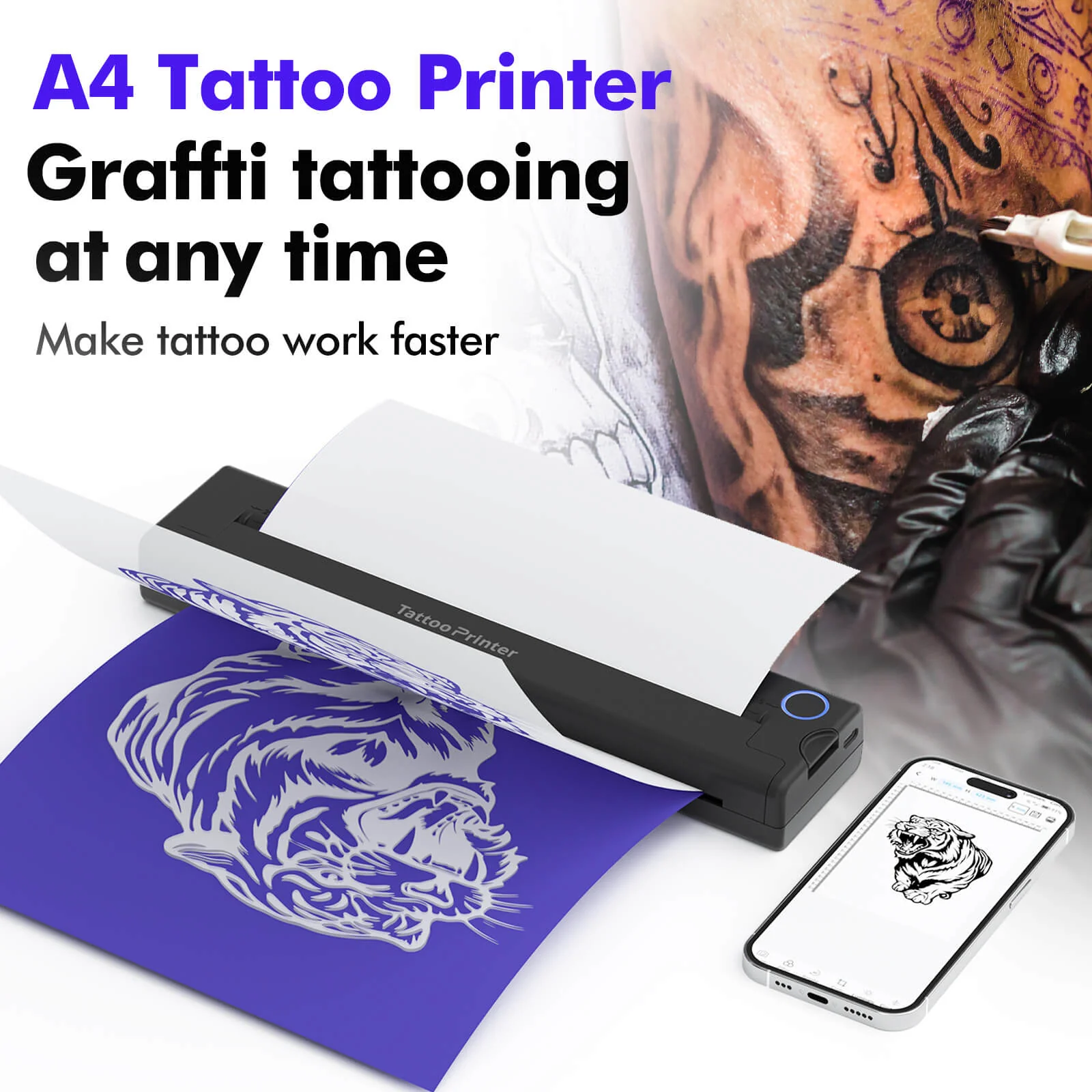 Tattoo Mate Bluetooth Inkless Printer - Image 13