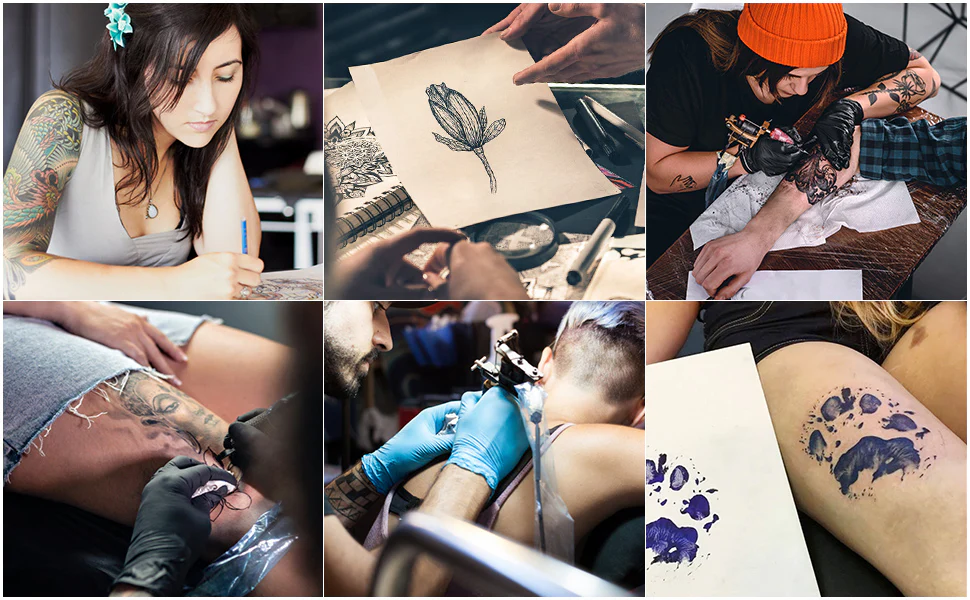 Tracing tattoo transfer machine transfer paper (100pcs) - Image 10