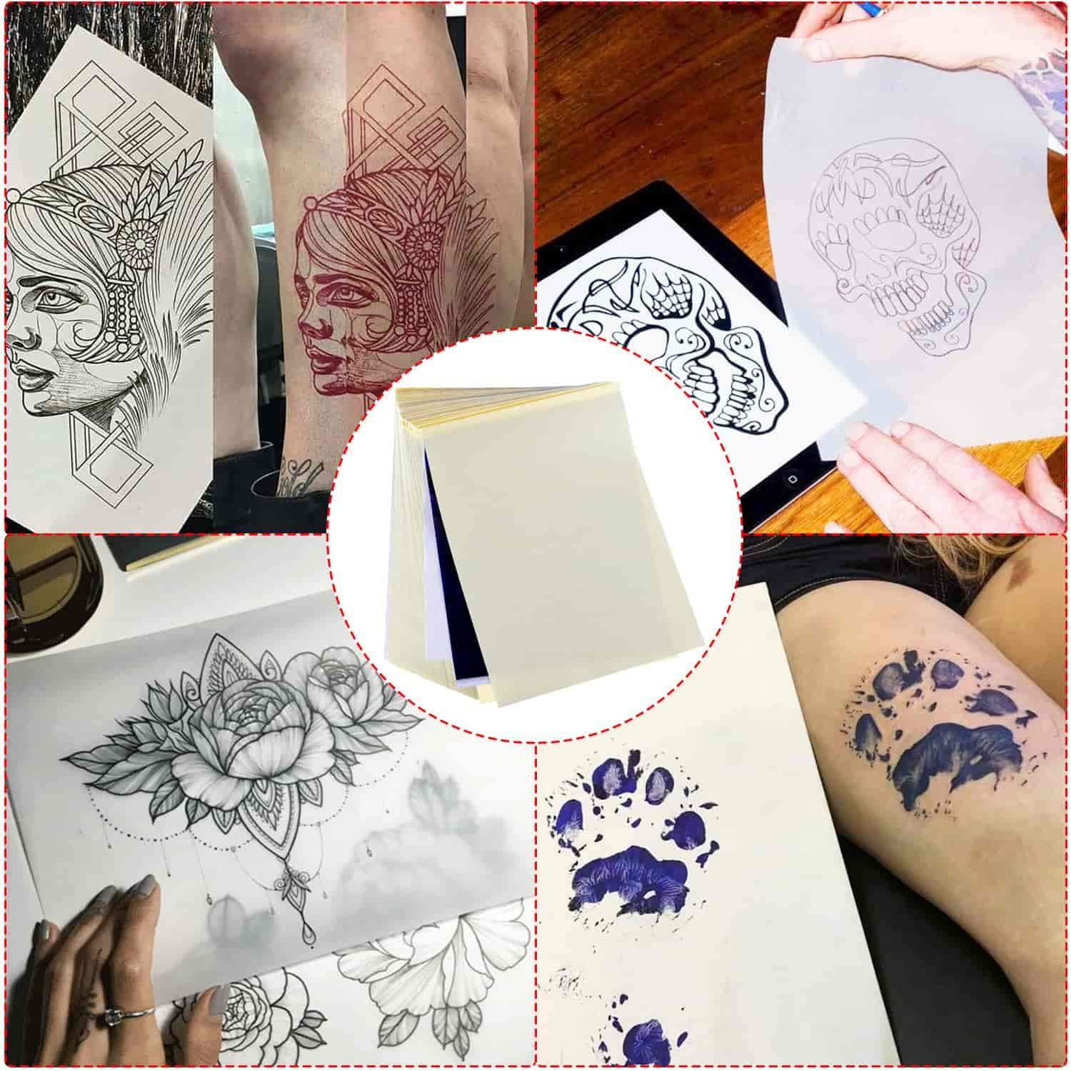 Tracing tattoo transfer machine transfer paper (100pcs) - Image 7